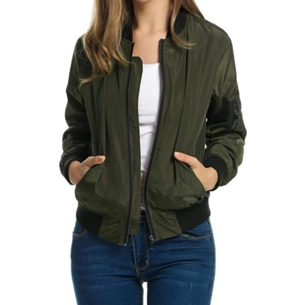 Zeagoo woman’s Bomber Jacket